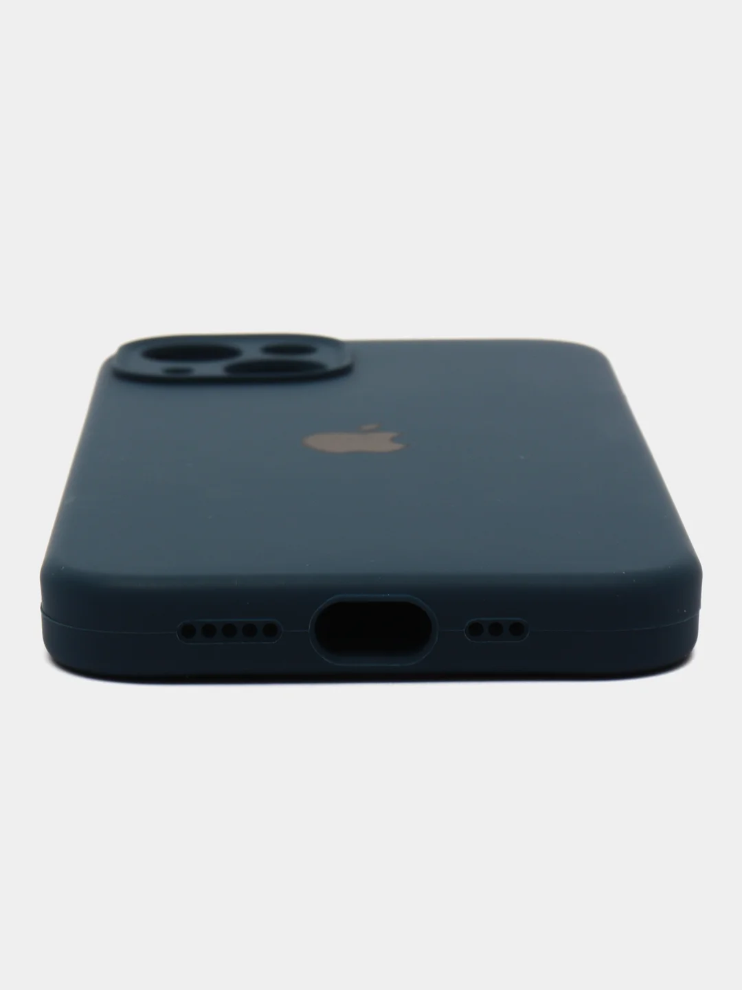 Темно-синий чехол Silicon Case на IPhone 11/12/13/14/15/Pro/Pro Max