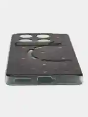 Черный чехол на Infinix GT 20 Pro / Инфиникс GT 20 Pro прозрачный, с рисунком, защита камеры