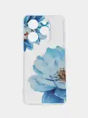 Лазурный силиконовый чехол на Tecno Spark Go 2024/20C / Текно Спарк Го 2024/20C с рисунком