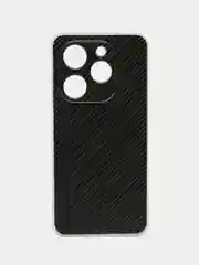 Хаки силиконовый чехол на Tecno Spark Go 2024/20C / Текно Спарк Го 2024/20C с рисунком