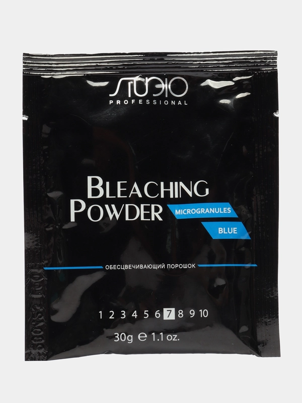Обесцвечивающий порошок STUDIO PROFESSIONAL MICROGRANULES BLUE для волоc, 30 гр
