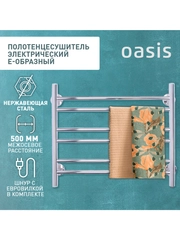 Полотенцесушитель электрический Е-образный "Oasis" PRO-E50/45W6P