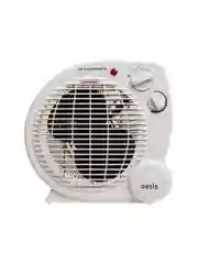 Белый тепловентилятор спиральный "Oasis" SP-20R