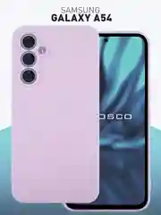 Чехол для Samsung Galaxy A54 силиконовый ROSCO матовый тонкий с бортиком- защитой камер