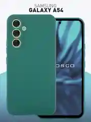 Чехол для Samsung Galaxy A54 силиконовый ROSCO матовый тонкий с бортиком- защитой камер