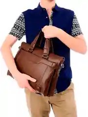 Черный портфель мужской, с кошельком, через плечо, деловая сумка, для документов, для ноутбука