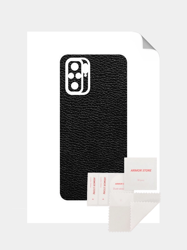 Защитная пленка для Xiaomi Redmi Note 10 под карбон на заднюю часть, под кожу на зад,назад