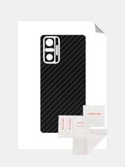 Защитная пленка для Xiaomi Redmi Note 10 Pro под карбон на заднюю часть,под кожу зад,назад