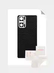 Угольный защитная пленка для Xiaomi Redmi Note 10 Pro под карбон на заднюю часть,под кожу зад,назад