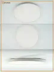 Cветодиодный светильник без пульта Estares ROUND 38W R-400x25 ,белый  ,4000K ,до 15 кв.м