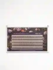 Накладные ресницы пучки для наращивания "Ласточкин хвост", пучковые для макияжа глаз