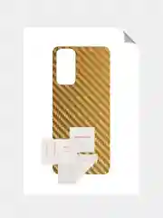 Золотой защитная пленка для Xiaomi Redmi Note 11 Pro под карбон на заднюю часть,под кожу,зад,назад