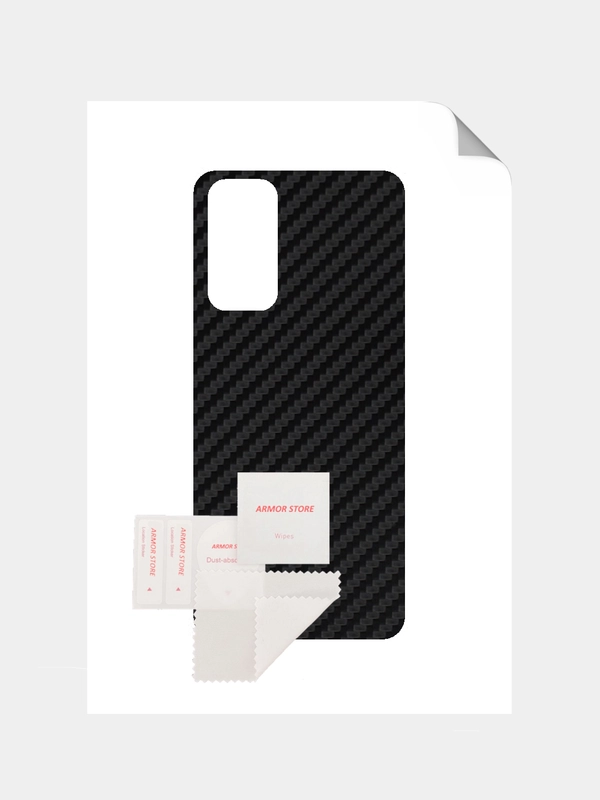 Защитная пленка для Xiaomi Redmi Note 11S под карбон на заднюю часть,под кожу на зад,назад