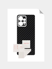 Защитная пленка для Xiaomi Redmi Note 12 4G под карбон на заднюю часть, кожу на зад,назад