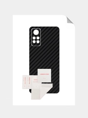 Защитная пленка для Xiaomi Redmi Note 12 Pro под карбон на заднюю часть, кожу на зад,назад