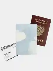 Серебряный обложка на паспорт, обложка для паспорта