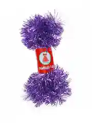 Мишура, норка, 7х200 см, 2 цвета, (фиолетовый, золотой)