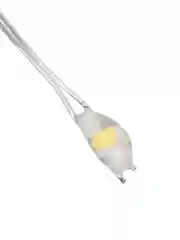 Гирлянда эл. нитка росы 1 м, 10 LED, шампань, питание 2xCR2032