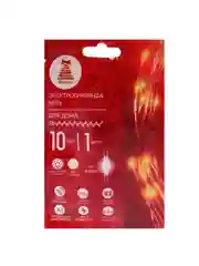 Гирлянда эл. нитка росы 1 м, 10 LED, шампань, питание 2xCR2032