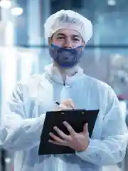 Голубой сетка для волос
