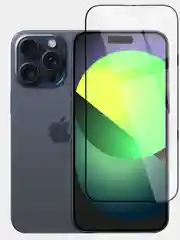 Прозрачный стекло для Apple iPhone 15, Pro, Max, Plus защитное BROSCORP олеофобное матовое антишпион