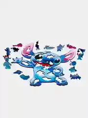Деревянный фигурный пазл Active Puzzles "Стич",27x31 см, 100 деталей