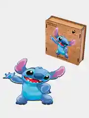 Деревянный фигурный пазл Active Puzzles "Стич",27x31 см, 100 деталей