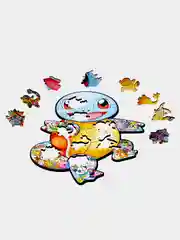 Деревянный фигурный пазл Active Puzzles "Сквиртл",18х20 см, 50 деталей