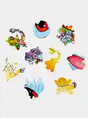 Деревянный фигурный пазл Active Puzzles "Сквиртл",18х20 см, 50 деталей