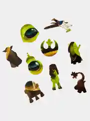 Деревянный фигурный пазл Active Puzzles "Малыш Йода",20х20 см, 50 деталей