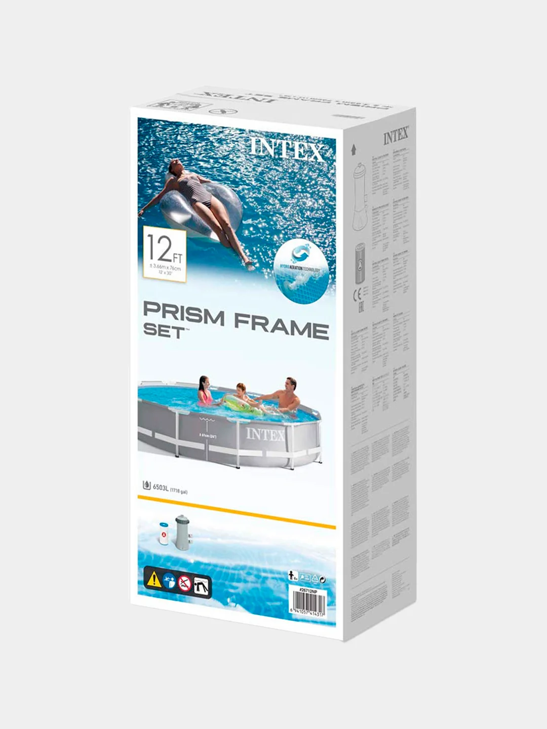 Каркасный бассейн 366х76 см + фильтр-насос Intex Prism Frame Pool 26712
