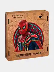 Деревянный фигурный пазл Active Puzzles "Человек Паук",18х17 см, 50 деталей