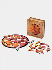 Деревянный фигурный пазл Active Puzzles "Майкл Джордан",22х24 см, 70 деталей