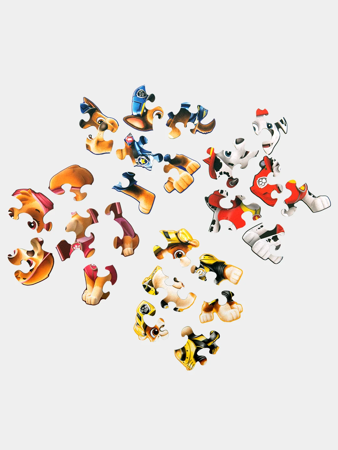 Деревянный фигурный пазл Active Puzzles "Щенячий патруль",4 в 1, 24 детали