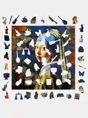 Деревянный фигурный пазл Active Puzzles"Девушка с жемчужной серёжкой",40х40 см,450 деталей