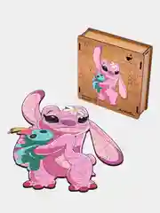 Деревянный фигурный пазл Active Puzzles "Энджел",22x32 см, 100 деталей