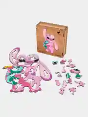 Деревянный фигурный пазл Active Puzzles "Энджел",22x32 см, 100 деталей