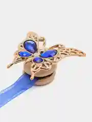 Подхват для штор Бабочка яркая, 6 х 5 см, цвет синий