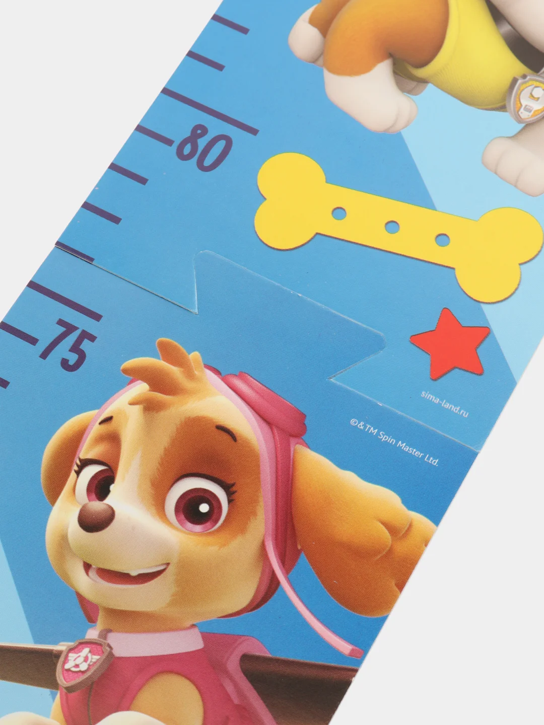 Щенячий патруль. Наклейка - ростомер Paw Patrol "Друзья навсегда", 150 см