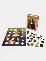 Деревянный фигурный пазл Active Puzzles "Мона Лиза", 25х35 см, 200 детали