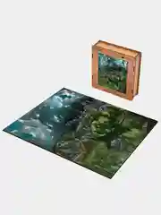 Деревянный фигурный пазл Active Puzzles "Вид Толедо", 38х42 см, 450 деталей