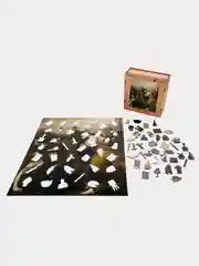 Деревянный фигурный пазл Active Puzzles "Женская дуэль", 38х42 см, 450 деталей