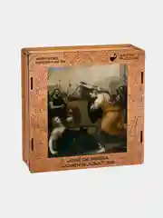 Деревянный фигурный пазл Active Puzzles "Женская дуэль", 38х42 см, 450 деталей