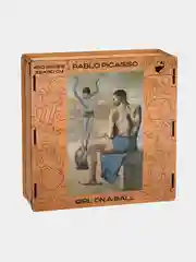 Деревянный фигурный пазл Active Puzzles "Девочка на шаре", 32х50 см, 450 деталей