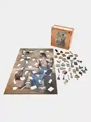 Деревянный фигурный пазл Active Puzzles "Девочка на шаре", 32х50 см, 450 деталей