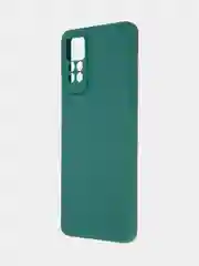 Желтый чехол для Xiaomi Redmi Note 11 Pro / 11E Pro силиконовый BROSCORP матовый c защитой камер