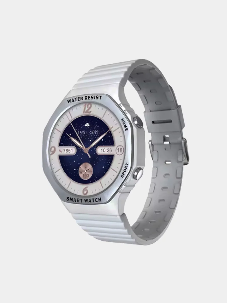 Серебряный умные часы CheckME Smart CMSH80RBB / CMSH80RPP / CMSH80RSGR