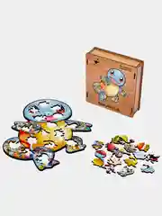 Деревянный фигурный пазл Active Puzzles "Сквиртл",24х27 см, 70 деталей