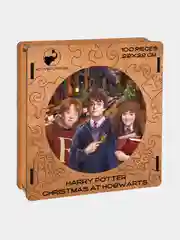 Деревянный фигурный пазл Active Puzzles "Гарри Поттер. Рождество в Хогвартсе", 100 деталей