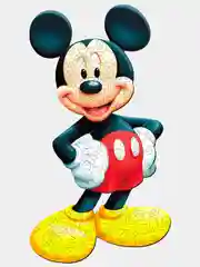 Деревянный фигурный пазл Active Puzzles "Микки Маус",32х17 см, 100 деталей